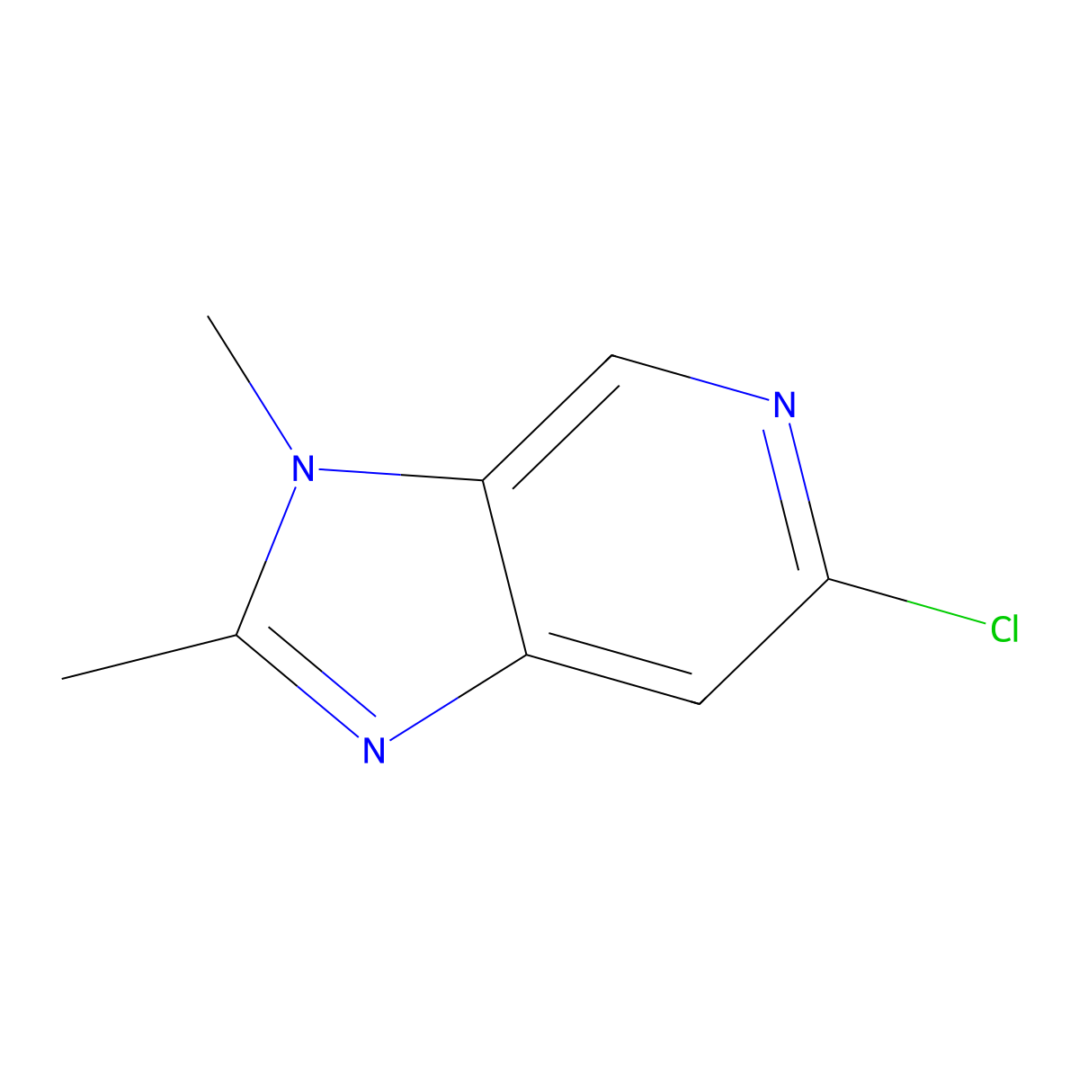 6-chloro-2,3-dimethyl-3H-imidazo[4,5-c]pyridine molecular structure, CAS 1780051-70-8
