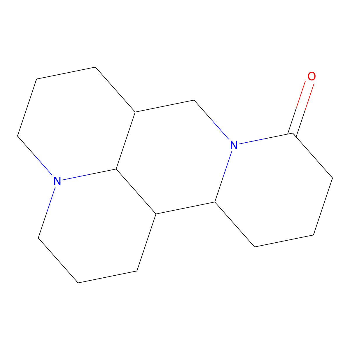 Isomatrine molecular structure, CAS 17801-36-4
