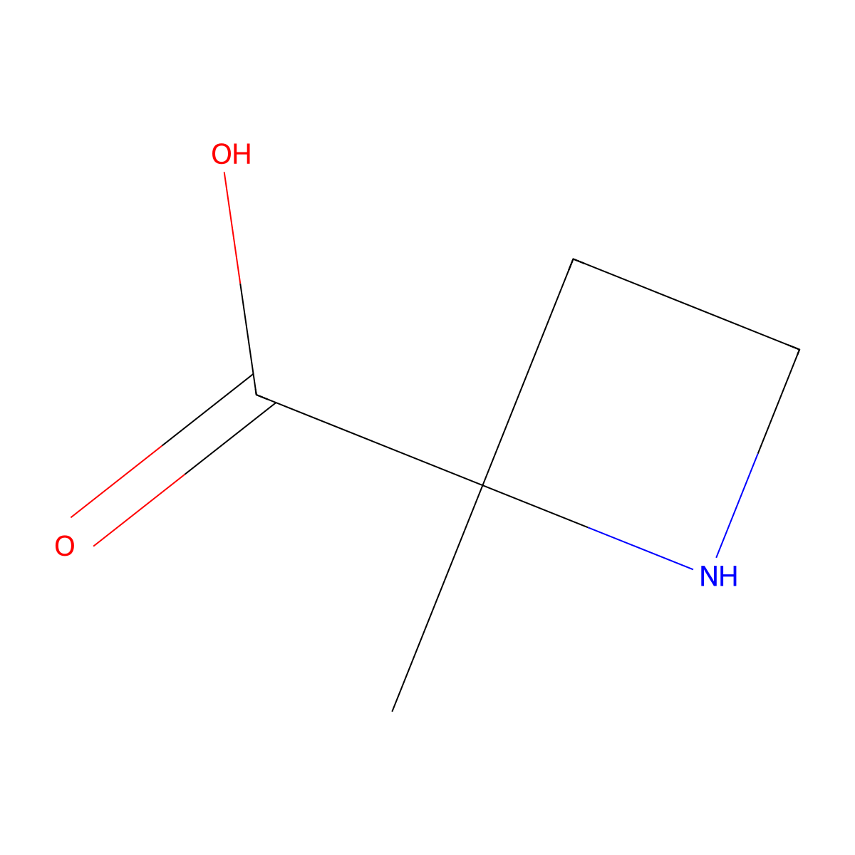 2-Methylazetidine-2-carboxylic acid molecular structure, CAS 1780148-34-6