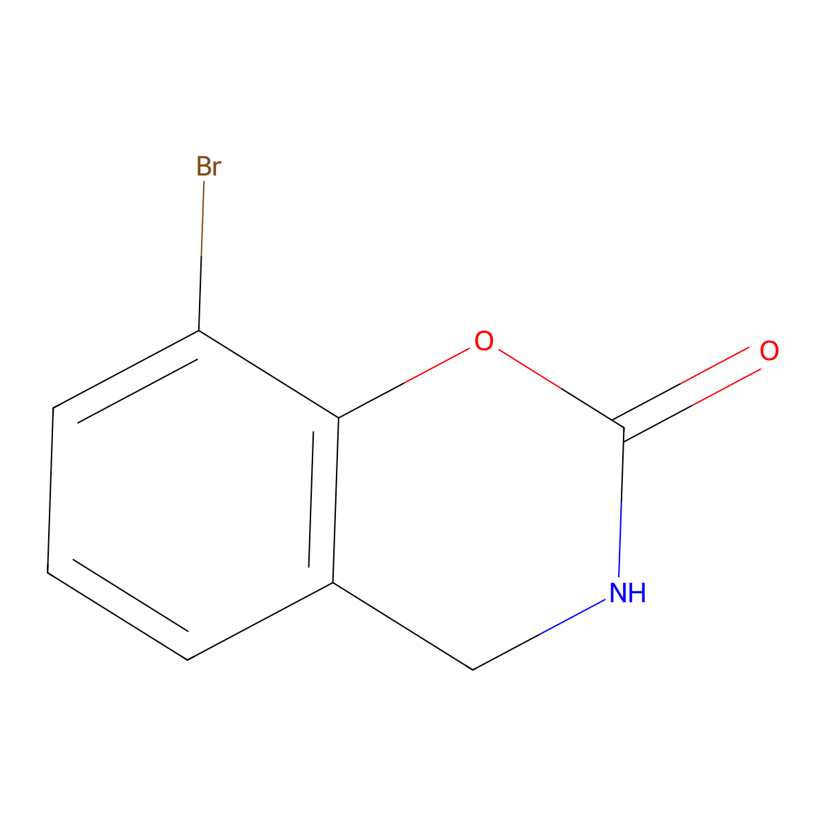 8-bromo-3,4-dihydro-2H-1,3-benzoxazin-2-one molecular structure, CAS 1780148-73-3