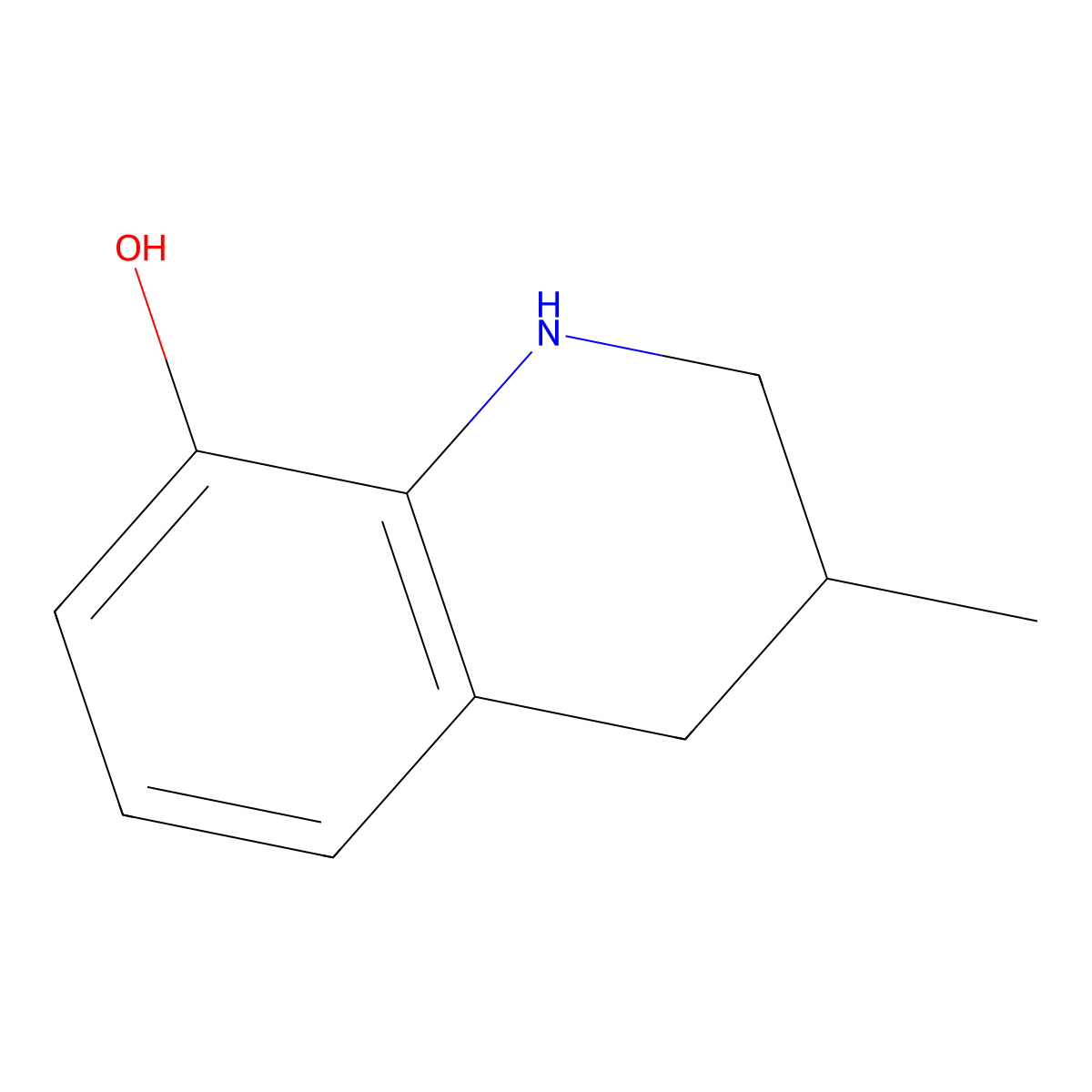 3-Methyl-1,2,3,4-tetrahydroquinolin-8-ol molecular structure, CAS 1780167-30-7