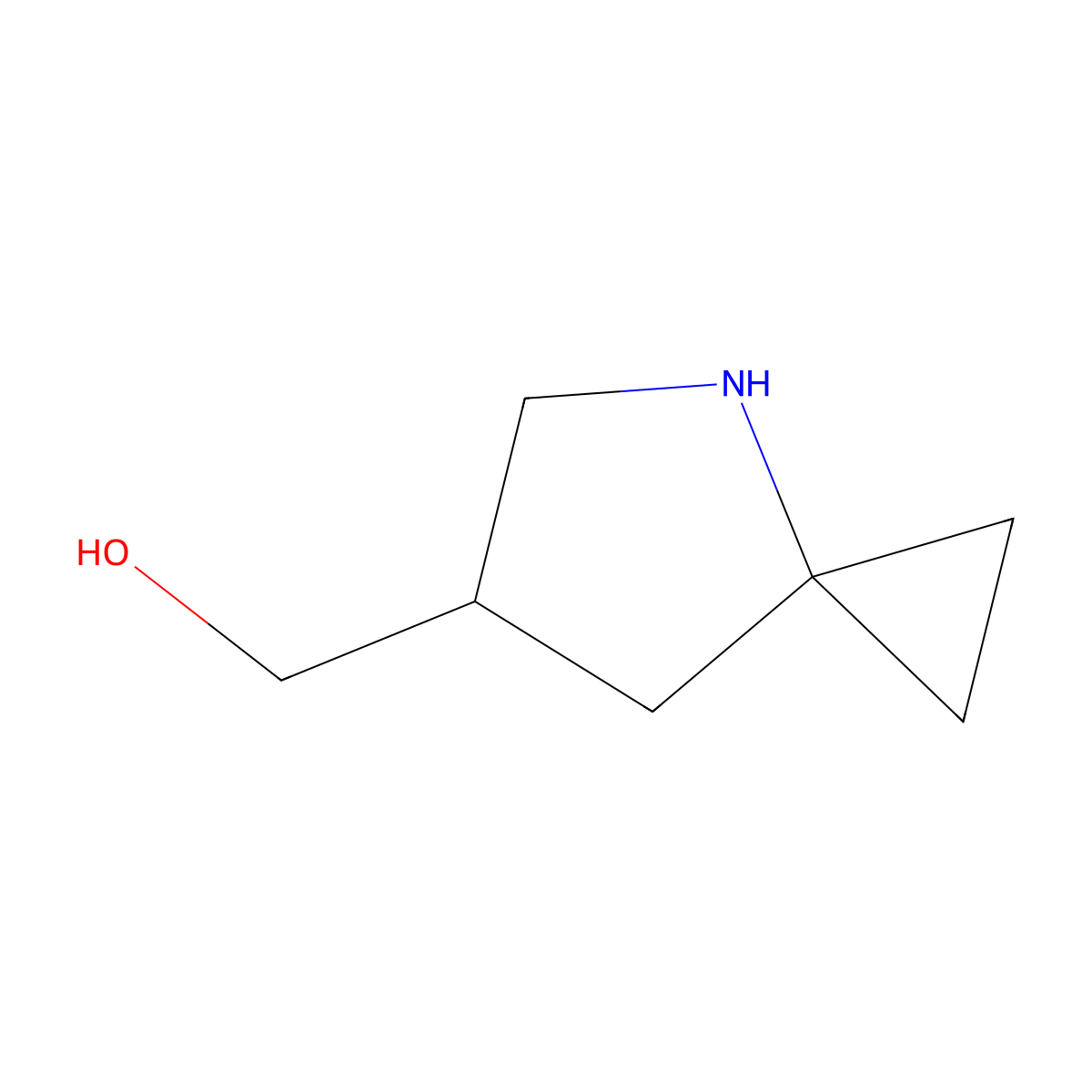 {4-Azaspiro[2.4]heptan-6-yl}methanol molecular structure, CAS 1780174-58-4