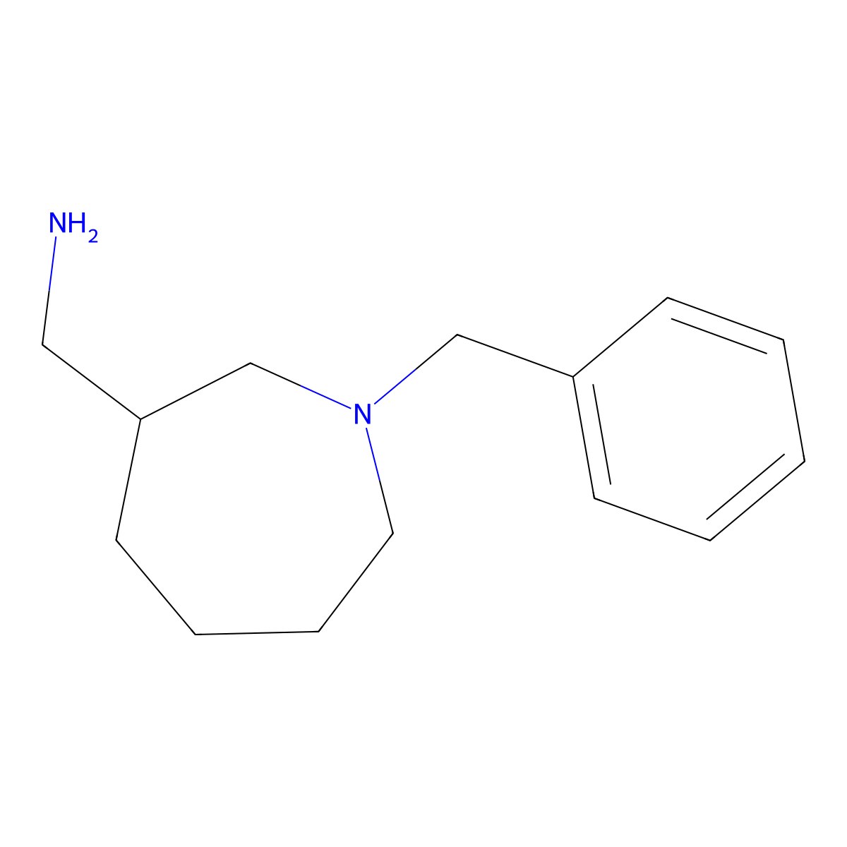 (1-Benzylazepan-3-yl)methanamine molecular structure, CAS 1780225-11-7