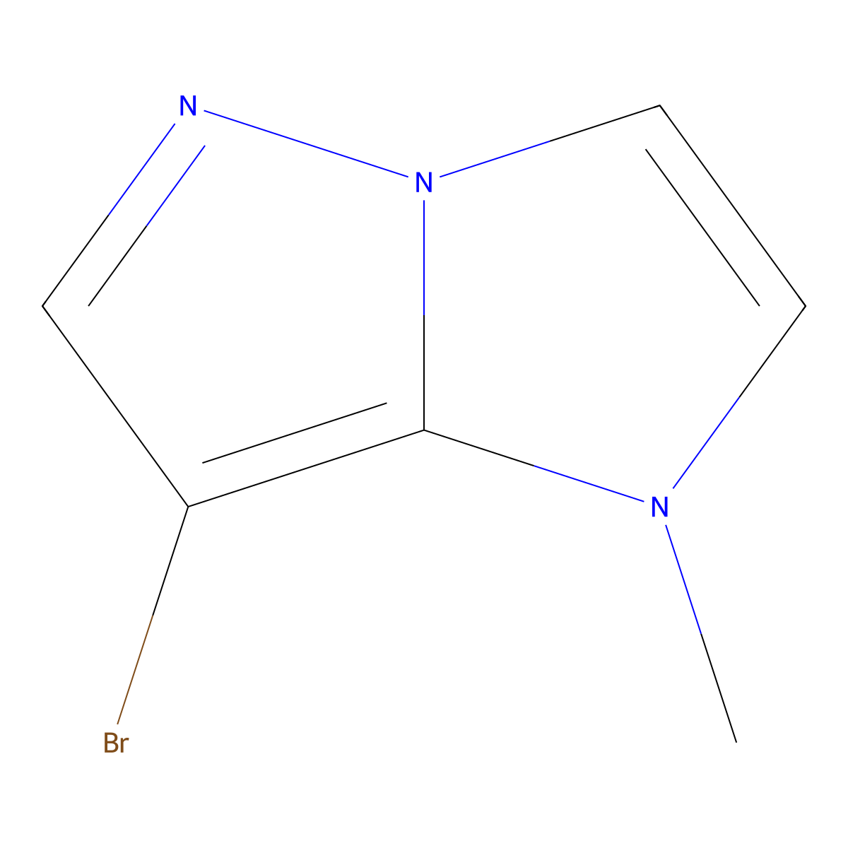 7-Bromo-1-methyl-1h-imidazo[1,2-b]pyrazole molecular structure, CAS 1780271-80-8