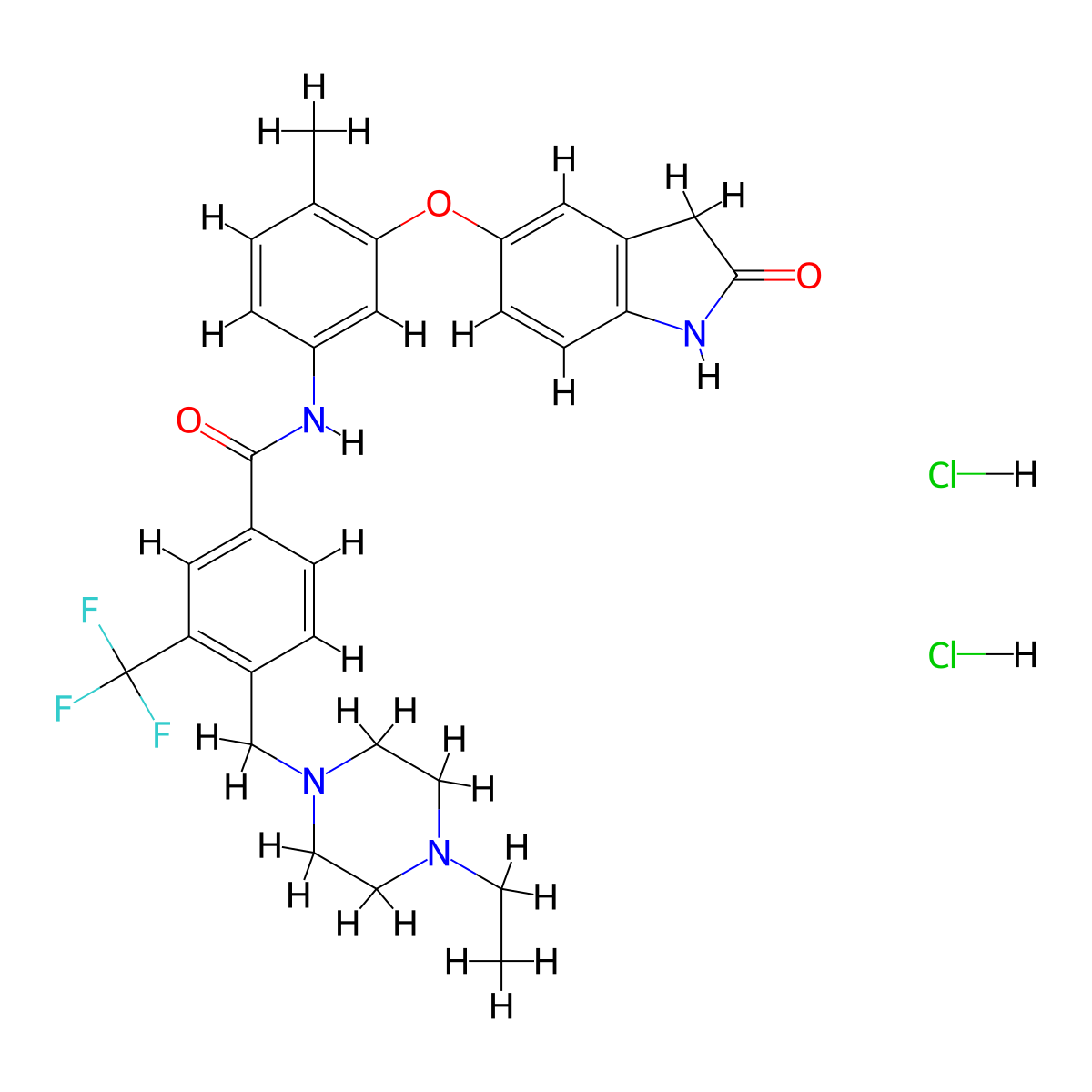 DDR1-IN-1 dihydrochloride molecular structure, CAS 1780303-76-5