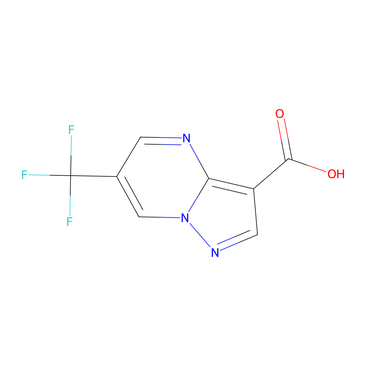 6-(Trifluoromethyl)pyrazolo[1,5-a]pyrimidine-3-carboxylic acid molecular structure, CAS 1780319-83-6