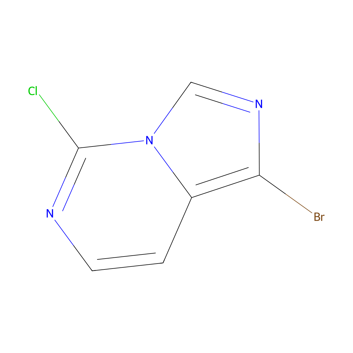 1-Bromo-5-chloroimidazo[1,5-c]pyrimidine molecular structure, CAS 1780378-49-5