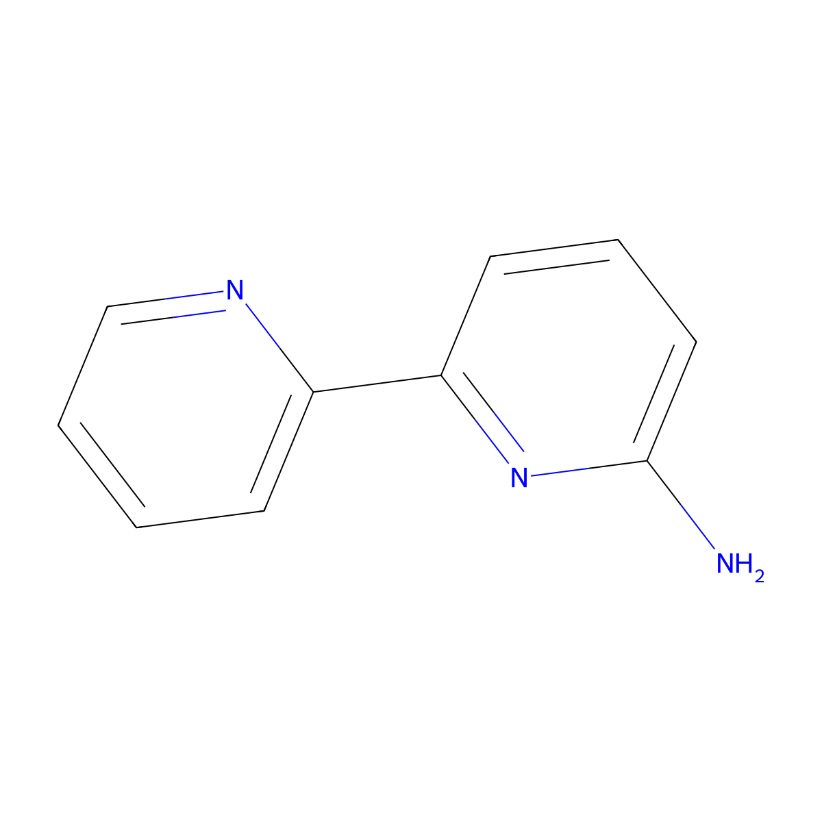 (2,2'-Bipyridin)-6-amine molecular structure, CAS 178039-84-4