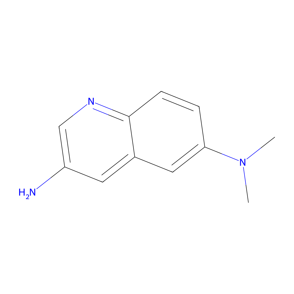 N6,N6-Dimethylquinoline-3,6-diamine molecular structure, CAS 1780418-12-3