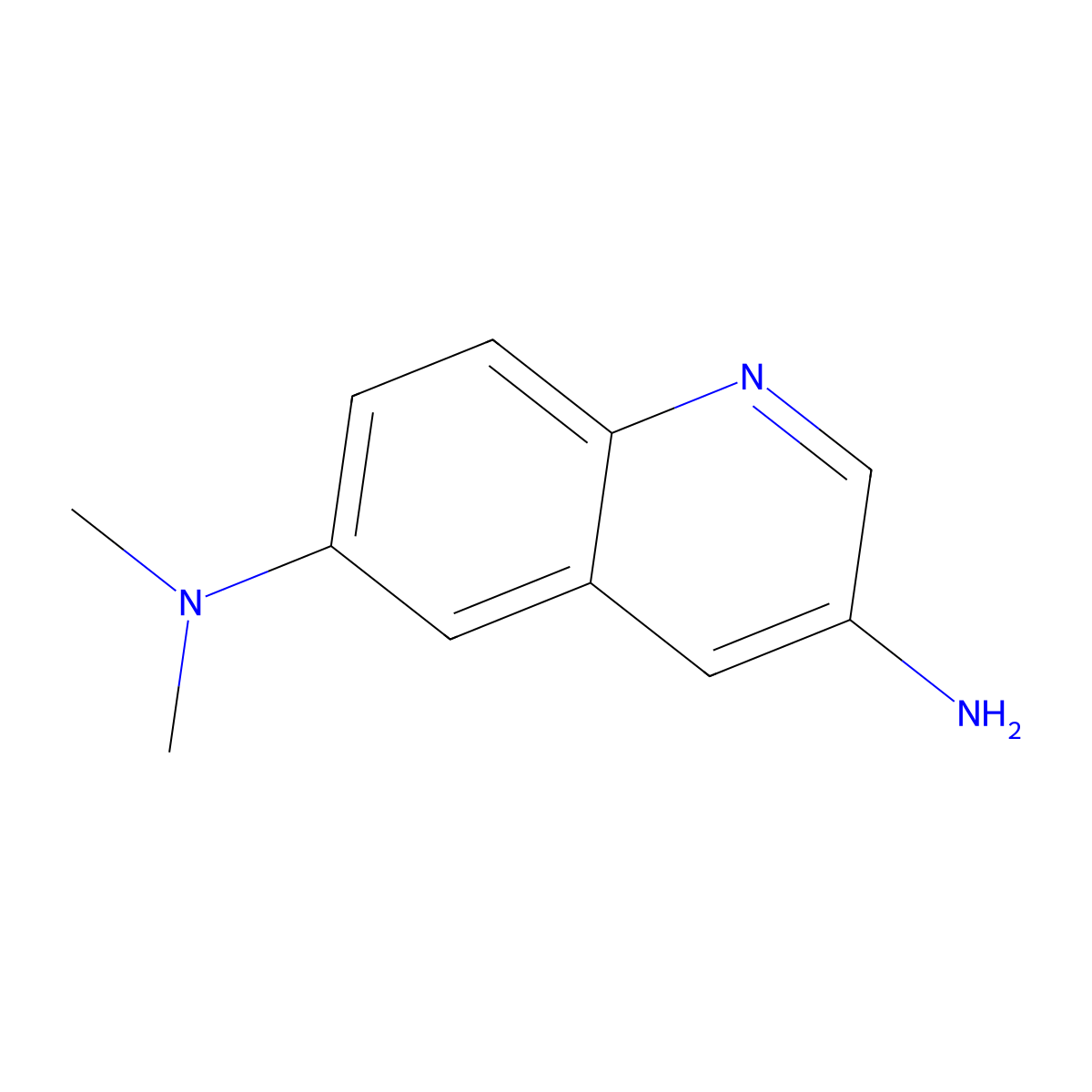 N6,N6-Dimethylquinoline-3,6-diamine molecular structure, CAS 1780418-12-3