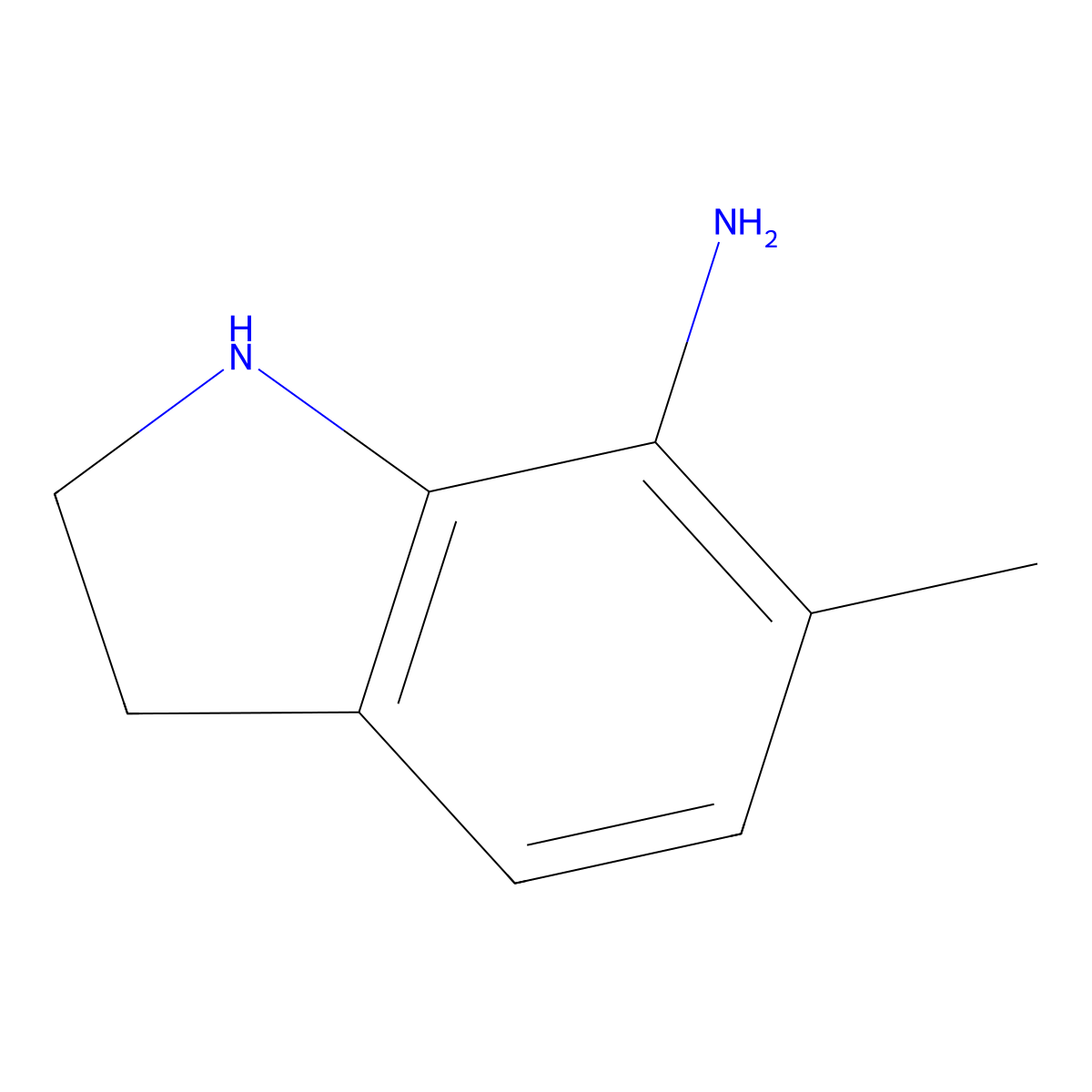 6-Methylindolin-7-amine molecular structure, CAS 1780424-19-2