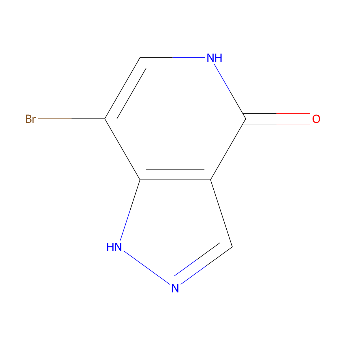 7-Bromo-1,5-dihydropyrazolo[4,3-c]pyridin-4-one molecular structure, CAS 1780431-95-9