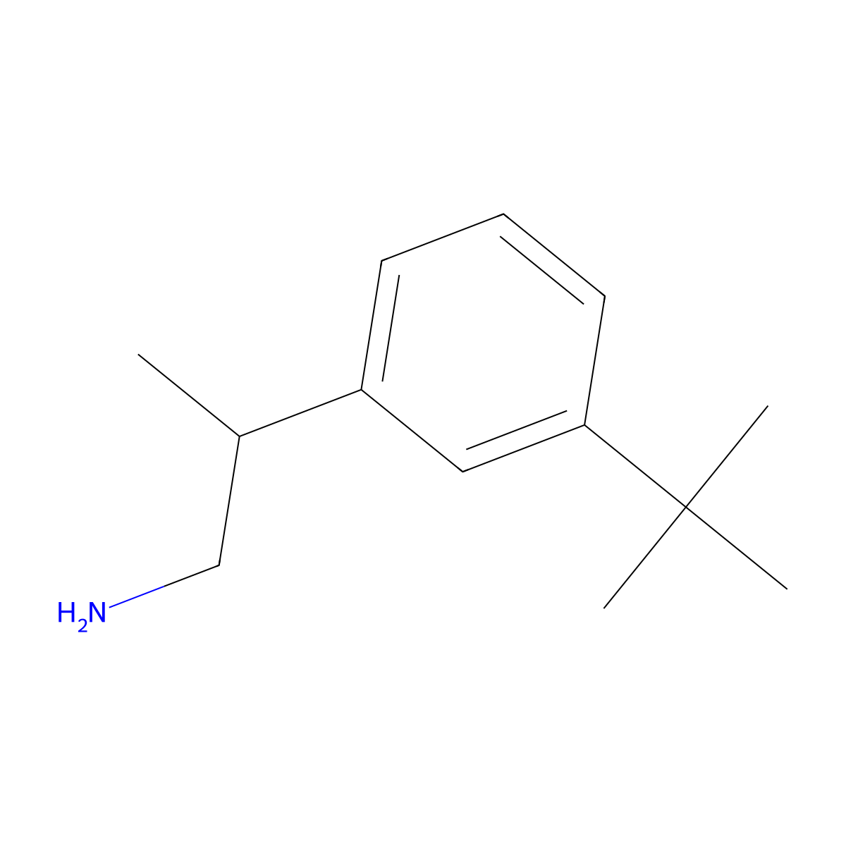 2-(3-Tert-butylphenyl)propan-1-amine molecular structure, CAS 1780455-56-2