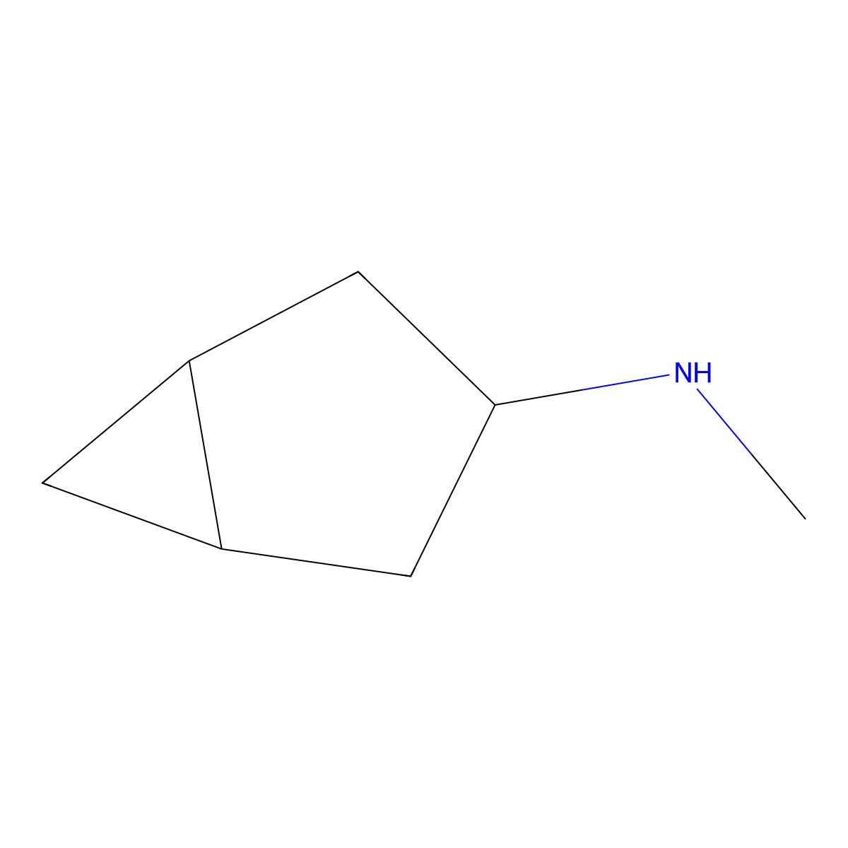 N-methylbicyclo[3.1.0]hexan-3-amine molecular structure, CAS 1780459-81-5