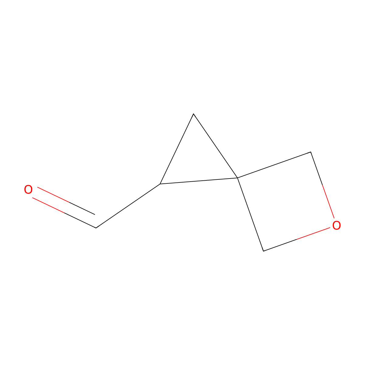 5-Oxaspiro[2.3]hexane-1-carbaldehyde molecular structure, CAS 1780514-13-7