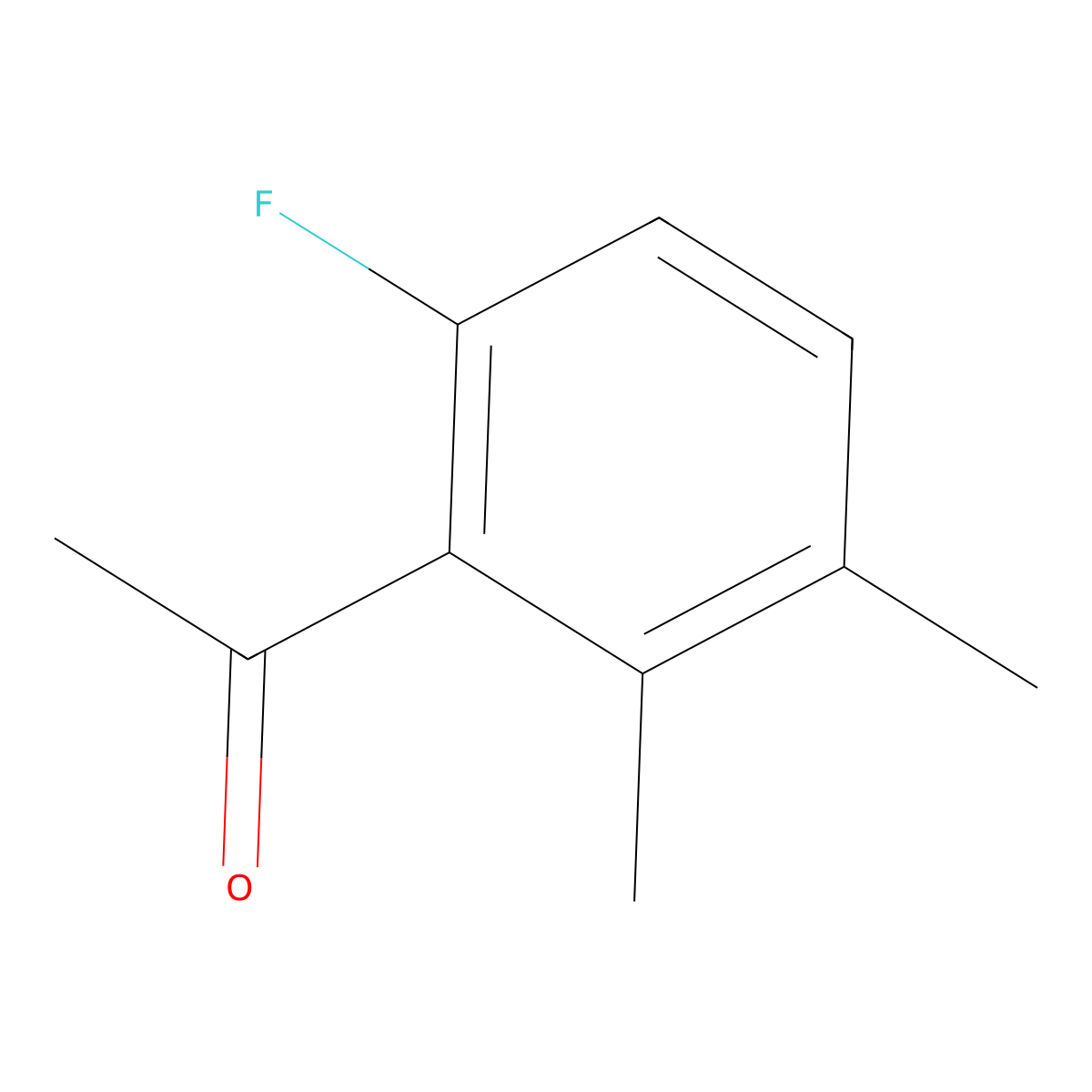1-(6-Fluoro-2,3-dimethylphenyl)ethanone molecular structure, CAS 1780524-90-4