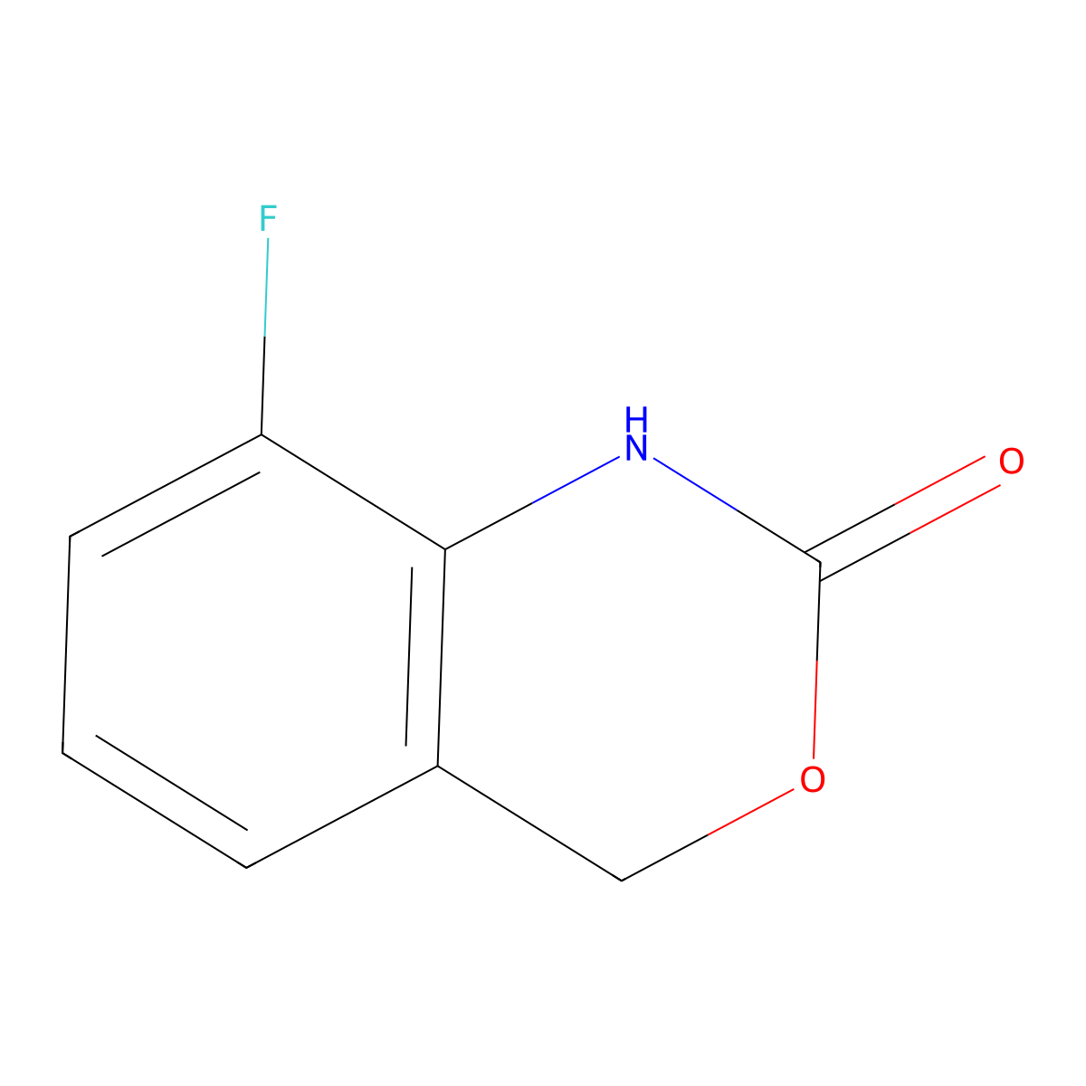8-Fluoro-1H-benzo[d][1,3]oxazin-2(4H)-one molecular structure, CAS 1780525-12-3