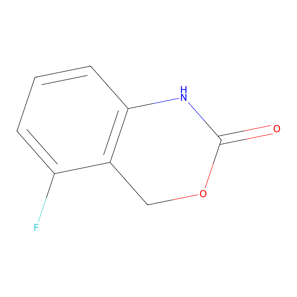 5-Fluoro-1H-benzo[d][1,3]oxazin-2(4H)-one molecular structure, CAS 1780525-17-8