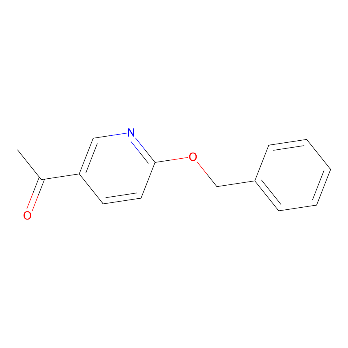 1-[6-(Benzyloxy)pyridin-3-YL]ethanone molecular structure, CAS 178055-96-4