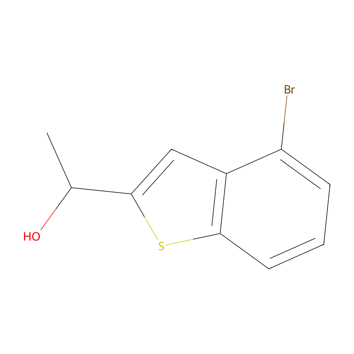 4-Bromo-alpha-methylbenZo[b]thiophene-2-methanol molecular structure, CAS 1780551-96-3