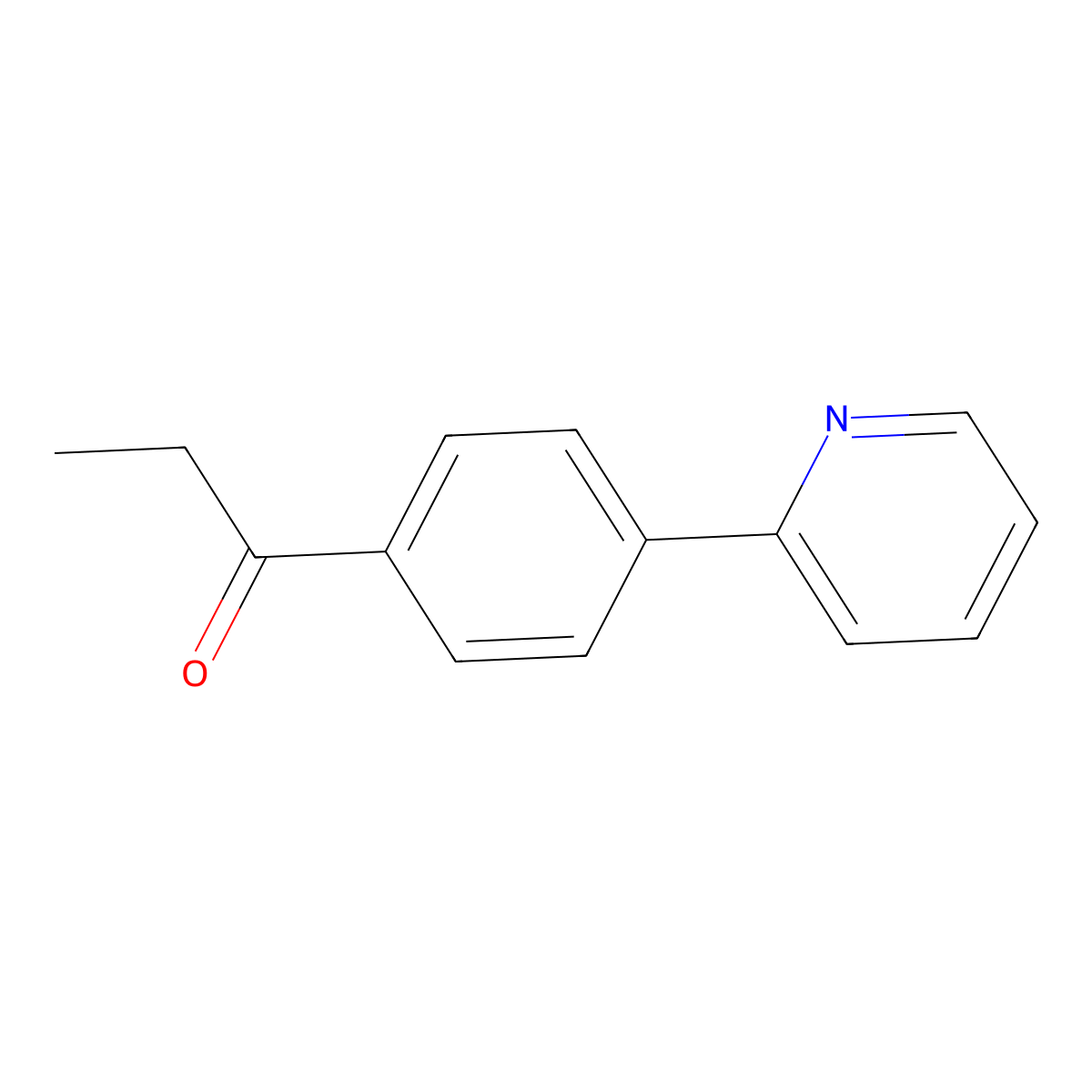 1-(4-Pyridin-2-ylphenyl)propan-1-one molecular structure, CAS 178056-00-3