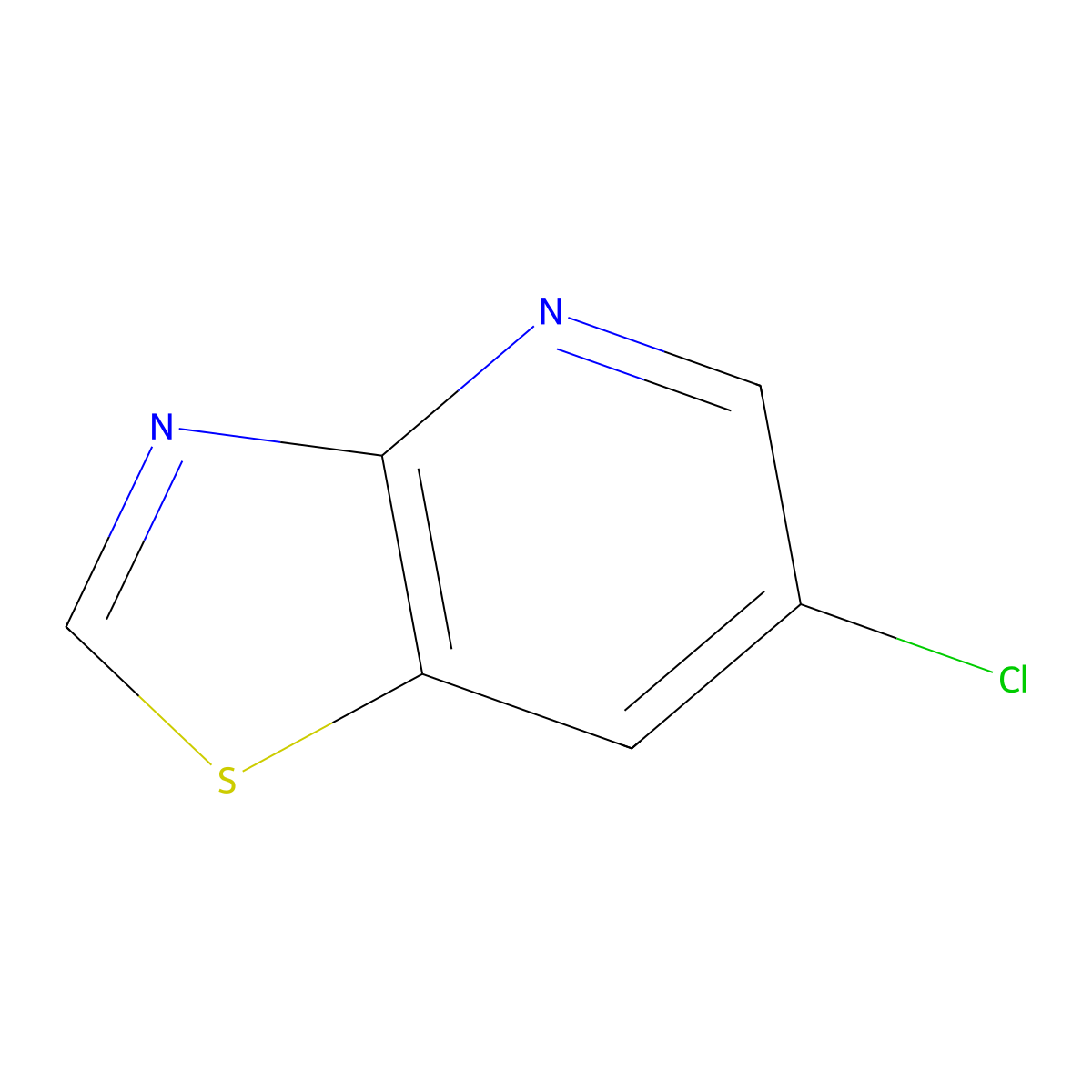 6-Chlorothiazolo[4,5-b]pyridine molecular structure, CAS 1780572-16-8