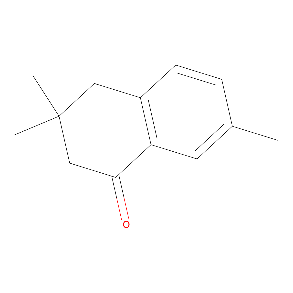 3,3,7-Trimethyl-1,2,3,4-tetrahydronaphthalen-1-one molecular structure, CAS 1780577-54-9