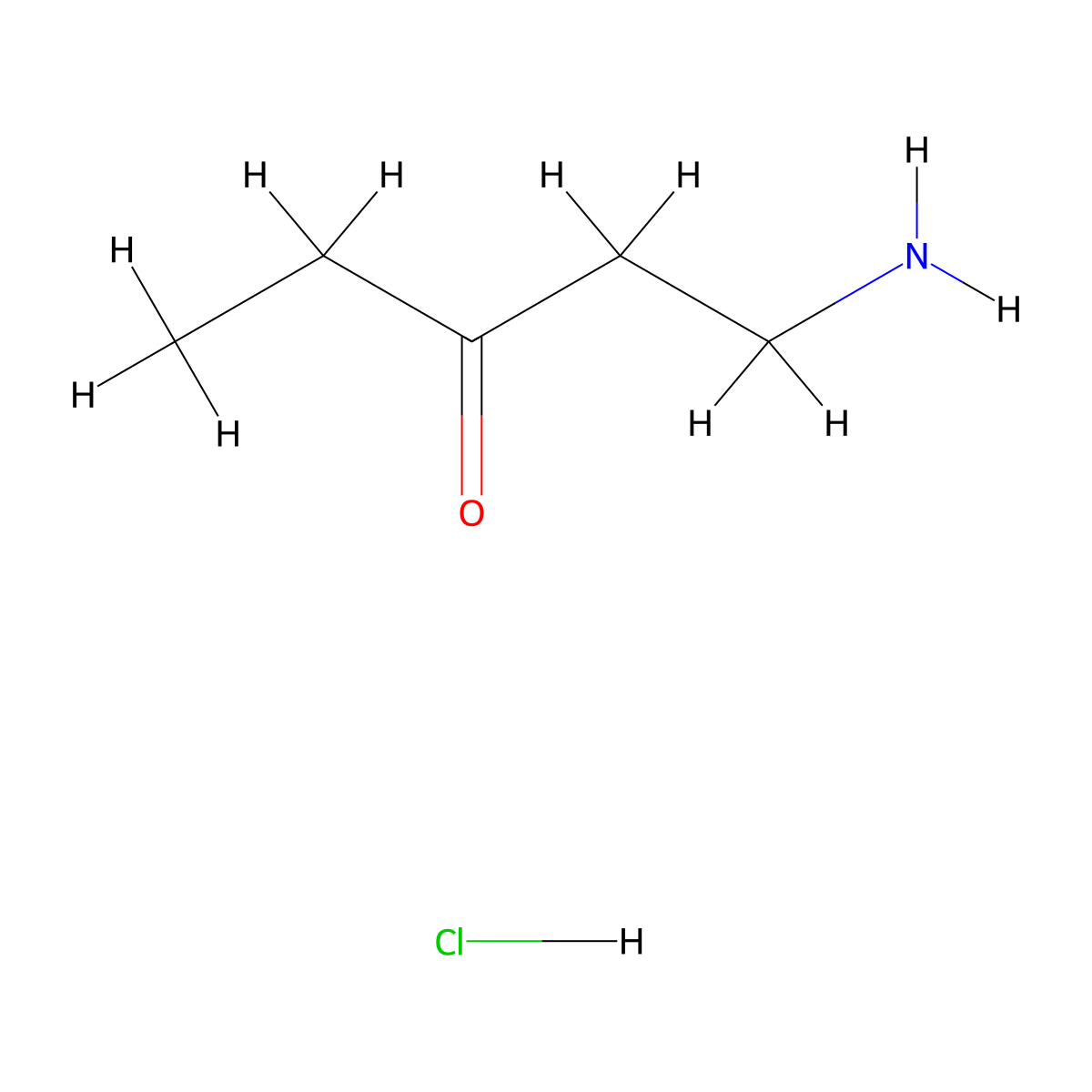 1-Aminopentan-3-one hydrochloride molecular structure, CAS 1780616-71-8