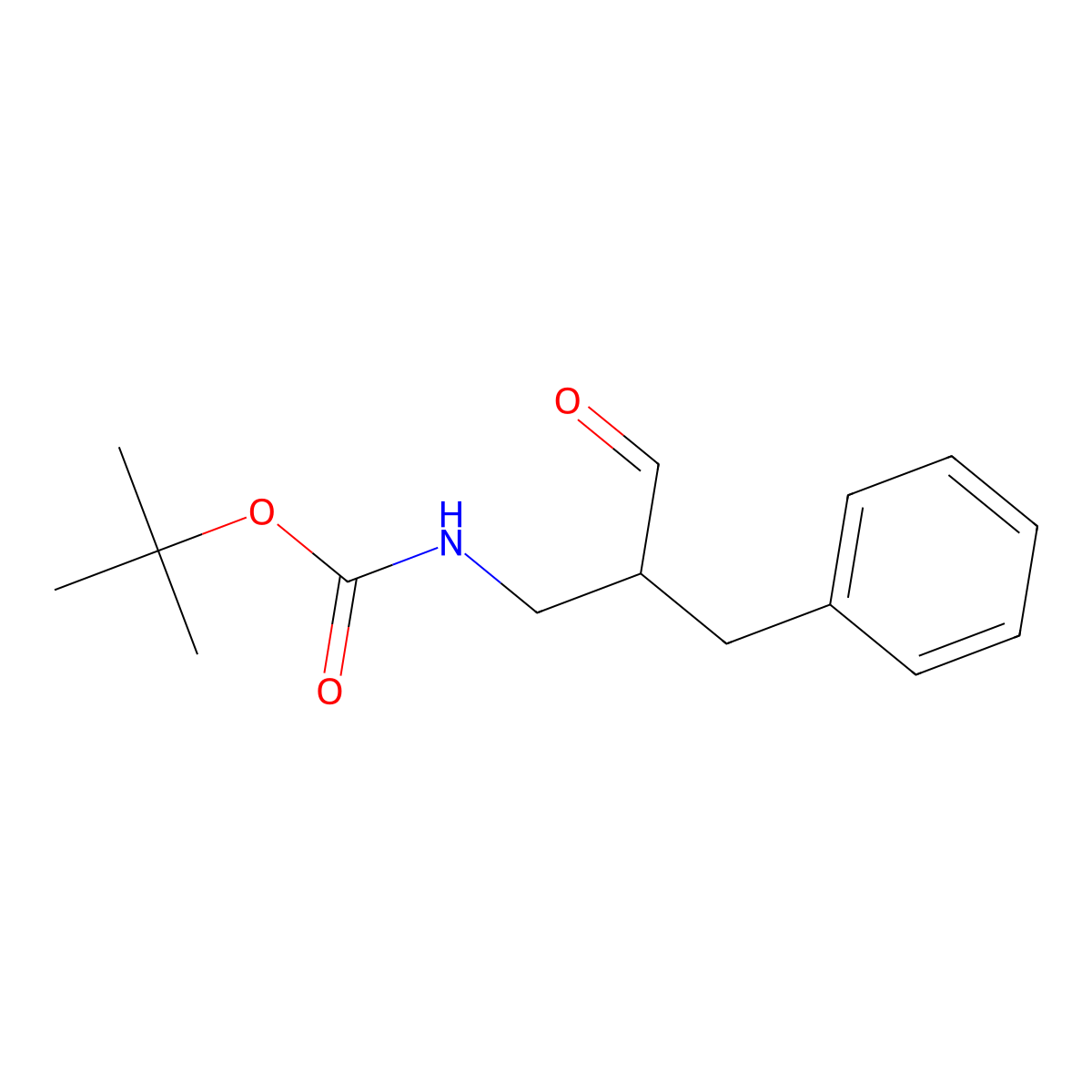 tert-Butyl N-(2-benzyl-3-oxopropyl)carbamate molecular structure, CAS 1780620-43-0