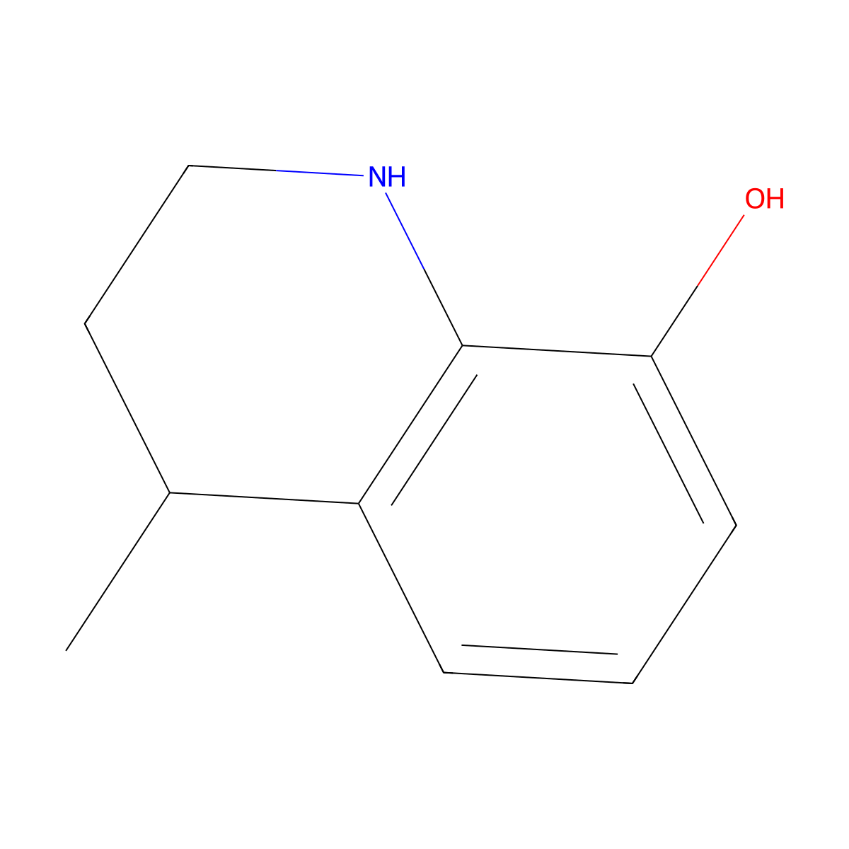 4-Methyl-1,2,3,4-tetrahydroquinolin-8-ol molecular structure, CAS 1780625-18-4