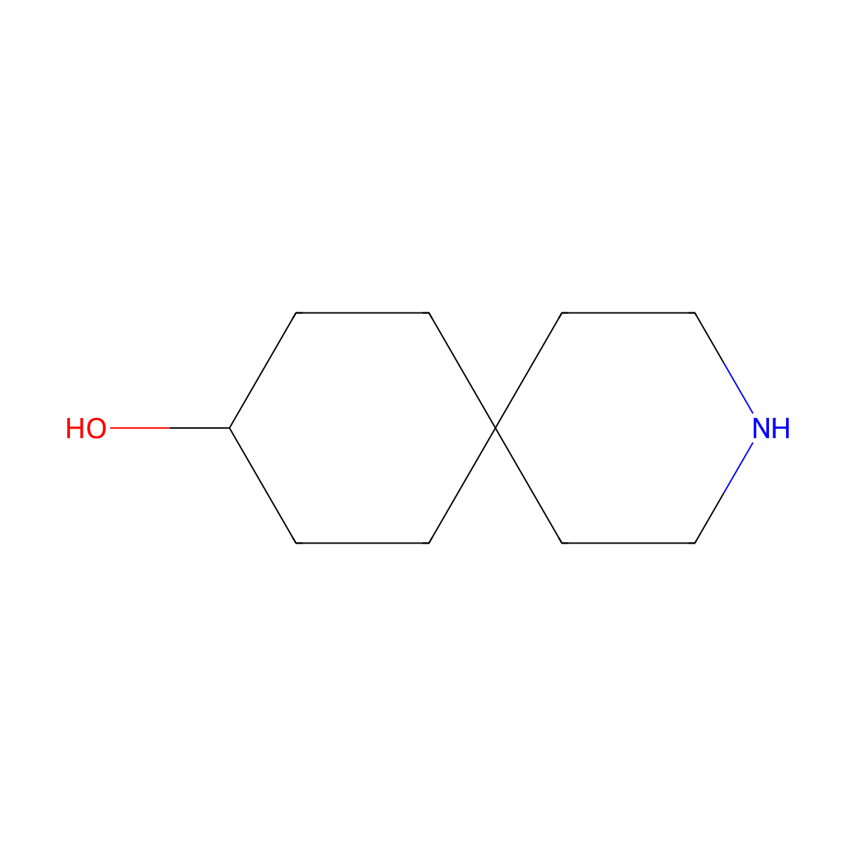 3-Azaspiro[5.5]undecan-9-ol molecular structure, CAS 1780633-13-7