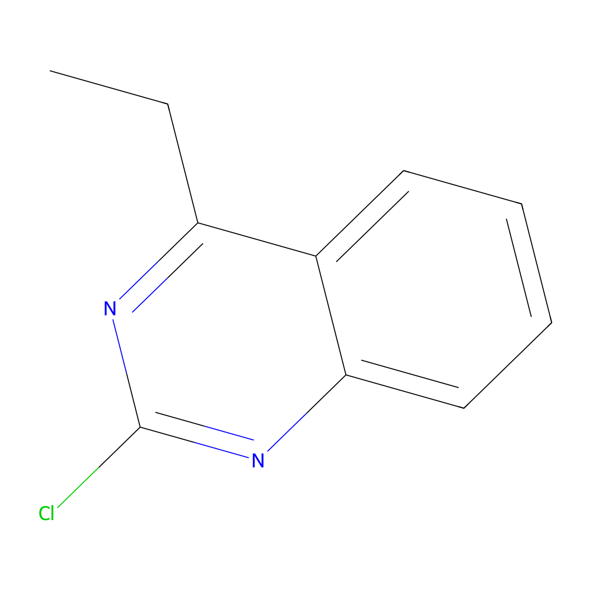 2-Chloro-4-ethylquinazoline molecular structure, CAS 1780635-71-3