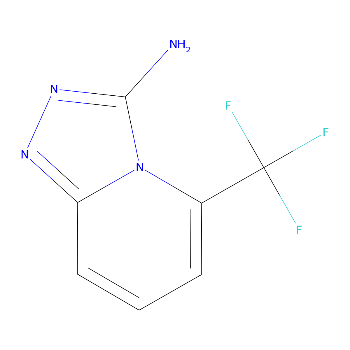 5-(Trifluoromethyl)-1,2,4-triazolo[4,3-a]pyridin-3-amine molecular structure, CAS 1780636-01-2