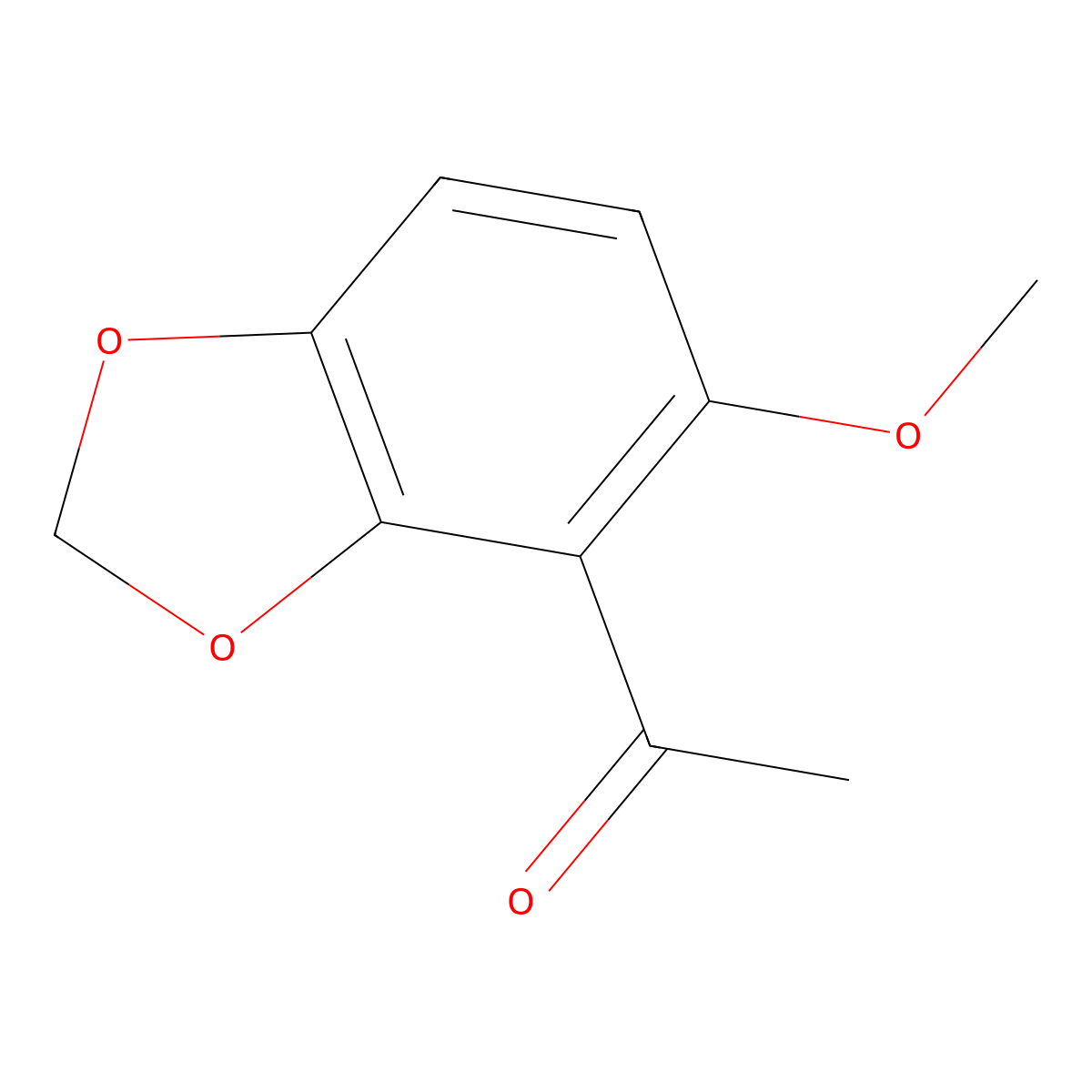 1-(5-MethoxybenZo[d][1,3]dioxol-4-yl)ethanone molecular structure, CAS 1780638-84-7