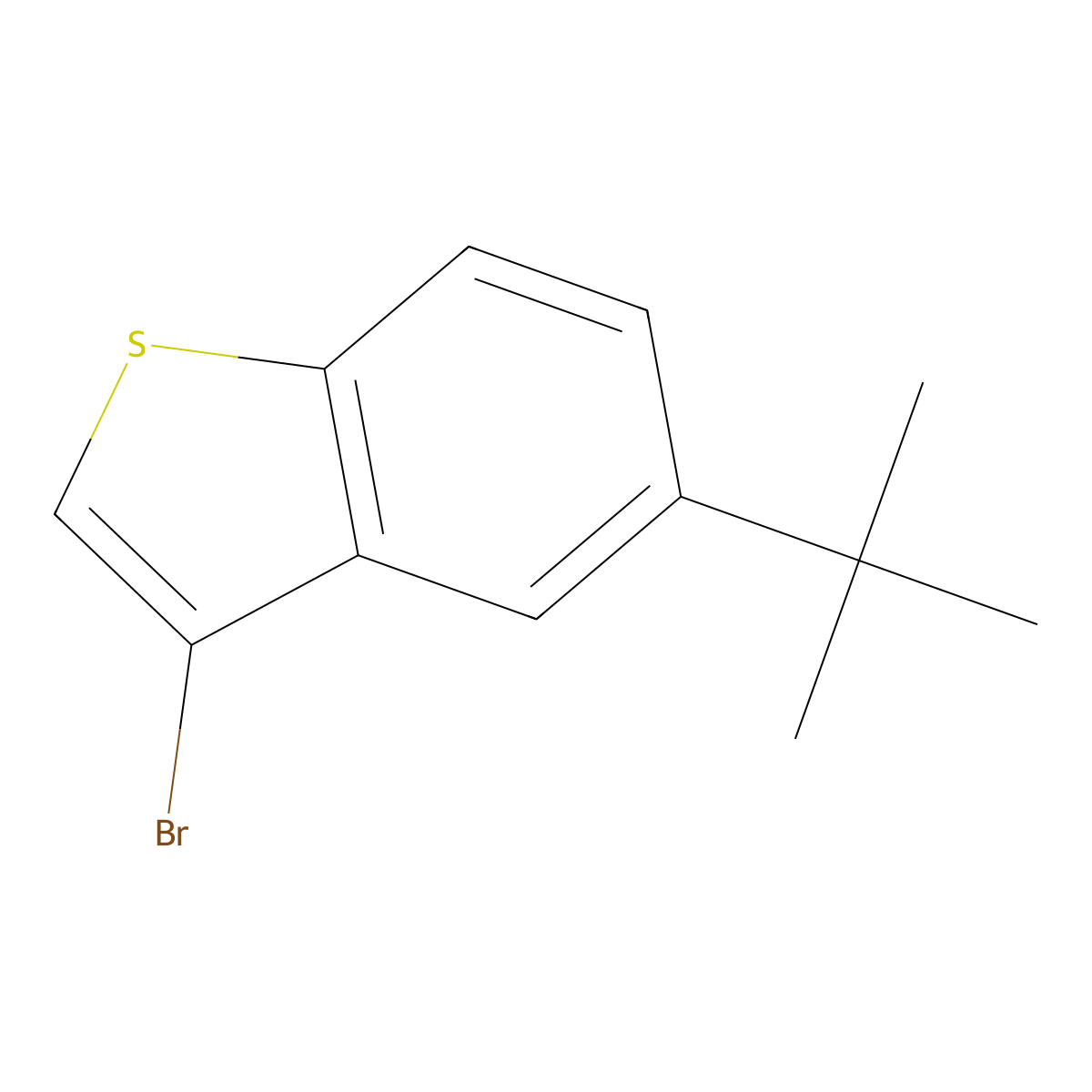 3-Bromo-5-(tert-butyl)benzo[b]thiophene molecular structure, CAS 1780644-81-6