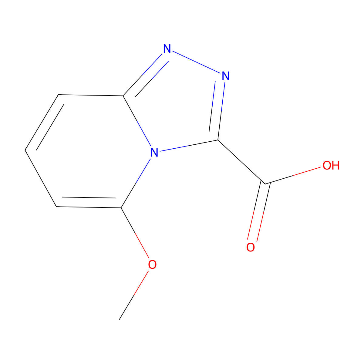 5-Methoxy-[1,2,4]triazolo[4,3-a]pyridine-3-carboxylic acid molecular structure, CAS 1780657-93-3
