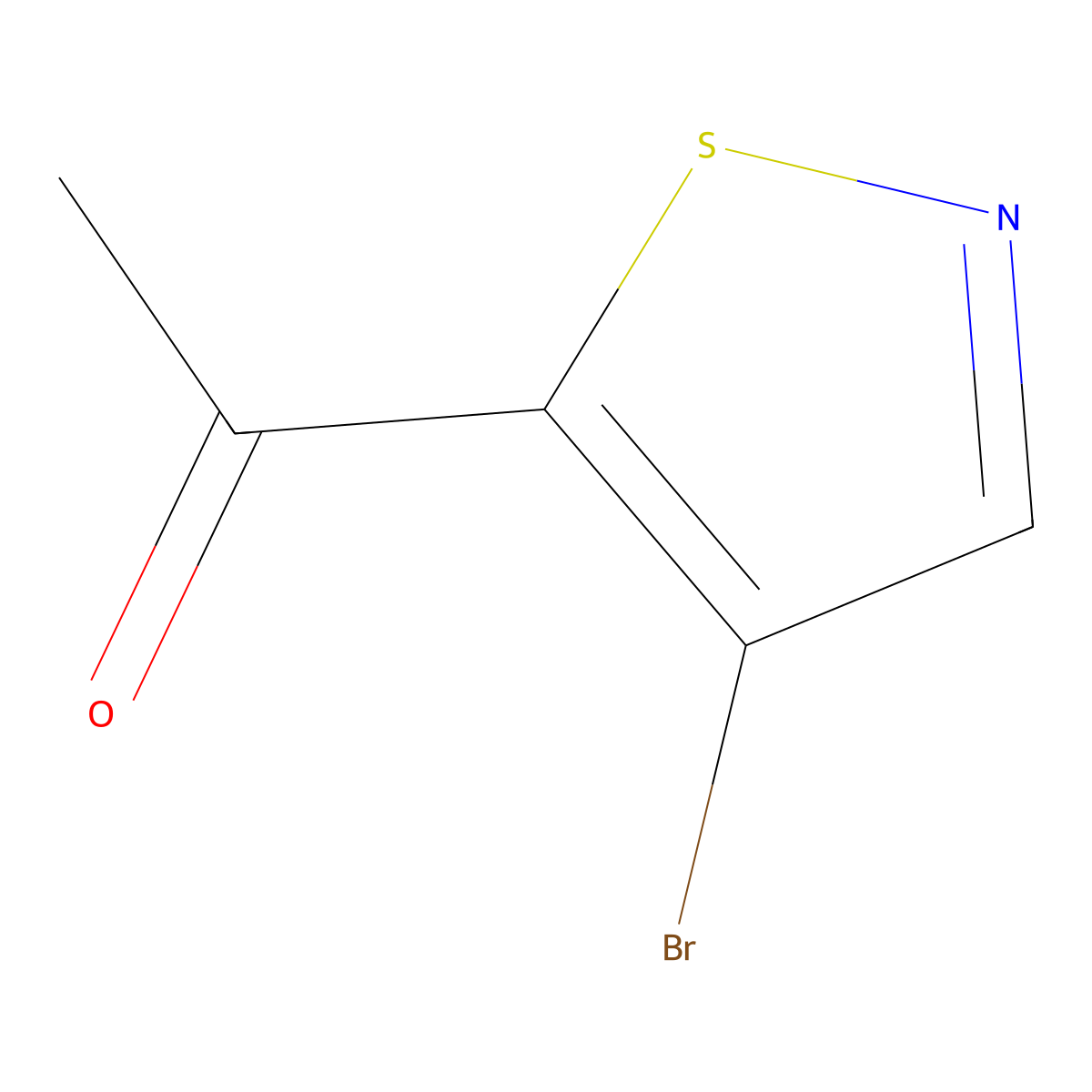 1-(4-Bromo-isothiazol-5-yl)-ethanone molecular structure, CAS 1780693-60-8