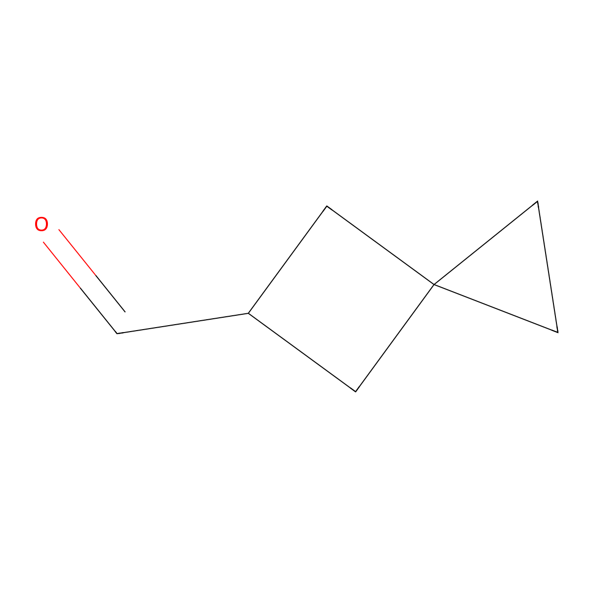 Spiro[2.3]hexane-5-carbaldehyde molecular structure, CAS 1780698-50-1