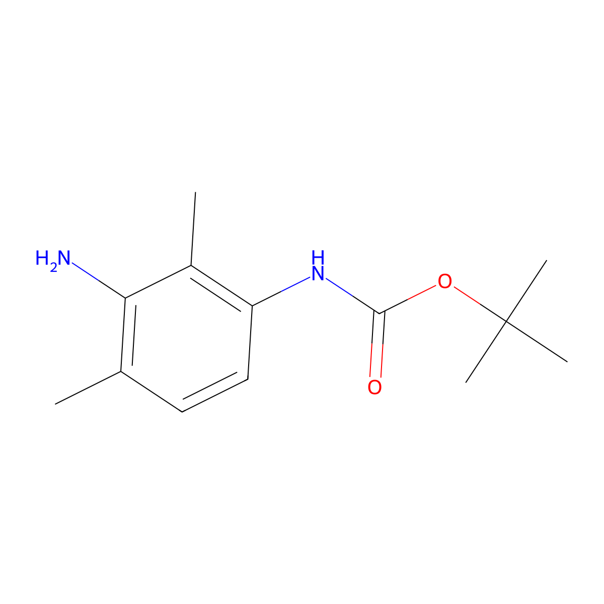 tert-Butyl (3-amino-2,4-dimethylphenyl)carbamate molecular structure, CAS 1780705-79-4