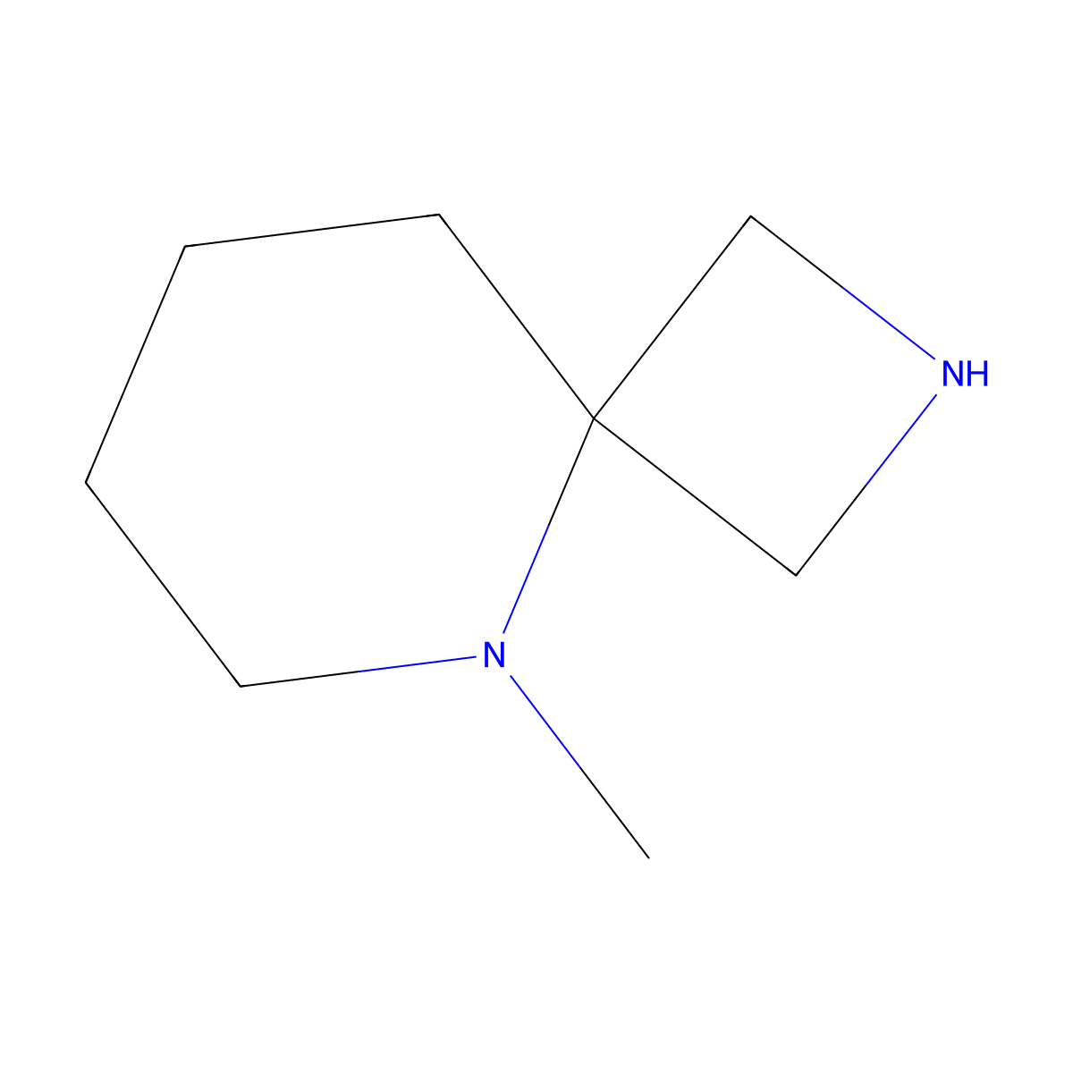 5-Methyl-2,5-diazaspiro[3.5]nonane molecular structure, CAS 1780716-27-9