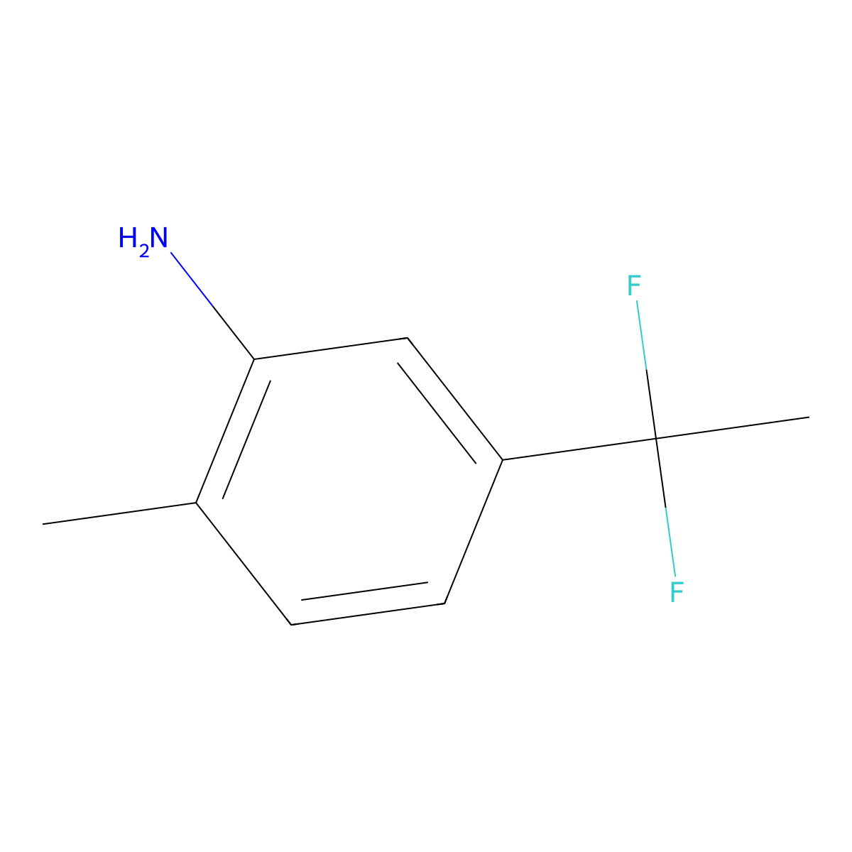 5-(1,1-Difluoroethyl)-2-methylaniline molecular structure, CAS 1780731-46-5