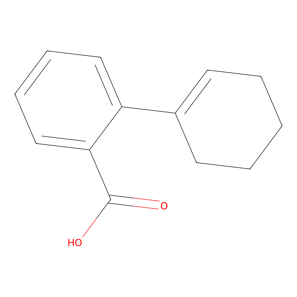 2-(Cyclohex-1-en-1-yl)benzoic acid molecular structure, CAS 1780733-50-7