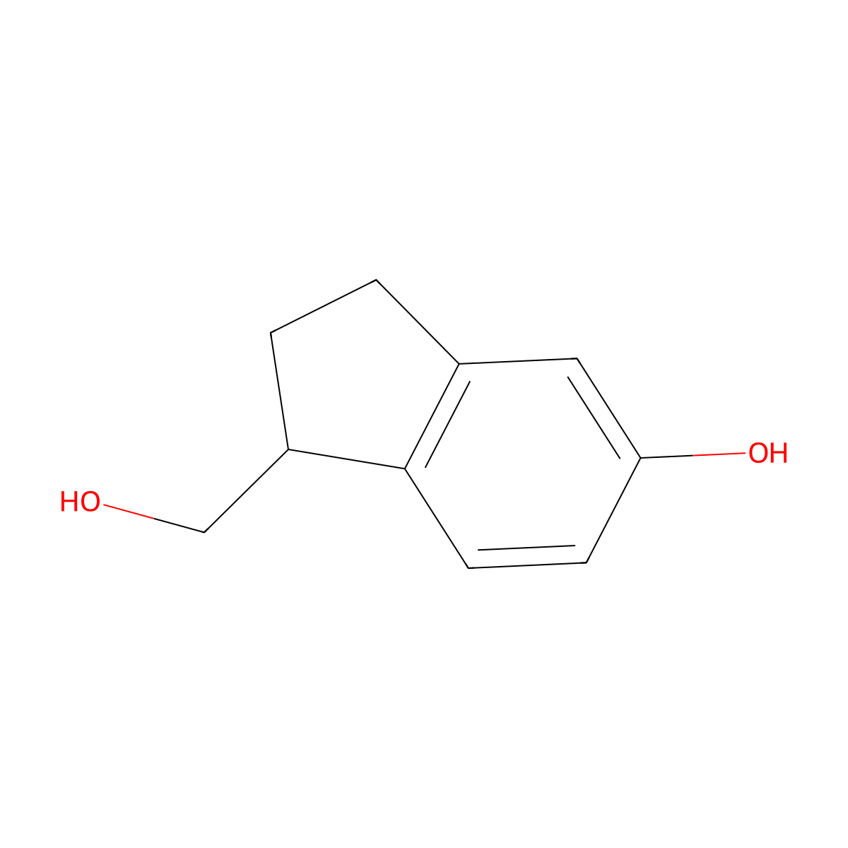 1-(Hydroxymethyl)indan-5-ol molecular structure, CAS 1780744-94-6