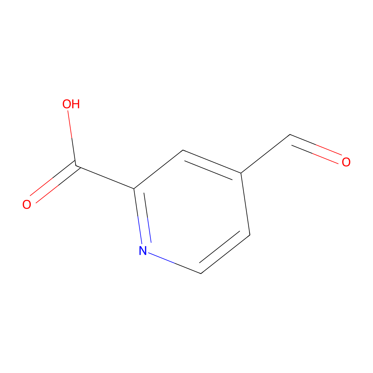 4-Formylpicolinic acid molecular structure, CAS 1780778-90-6