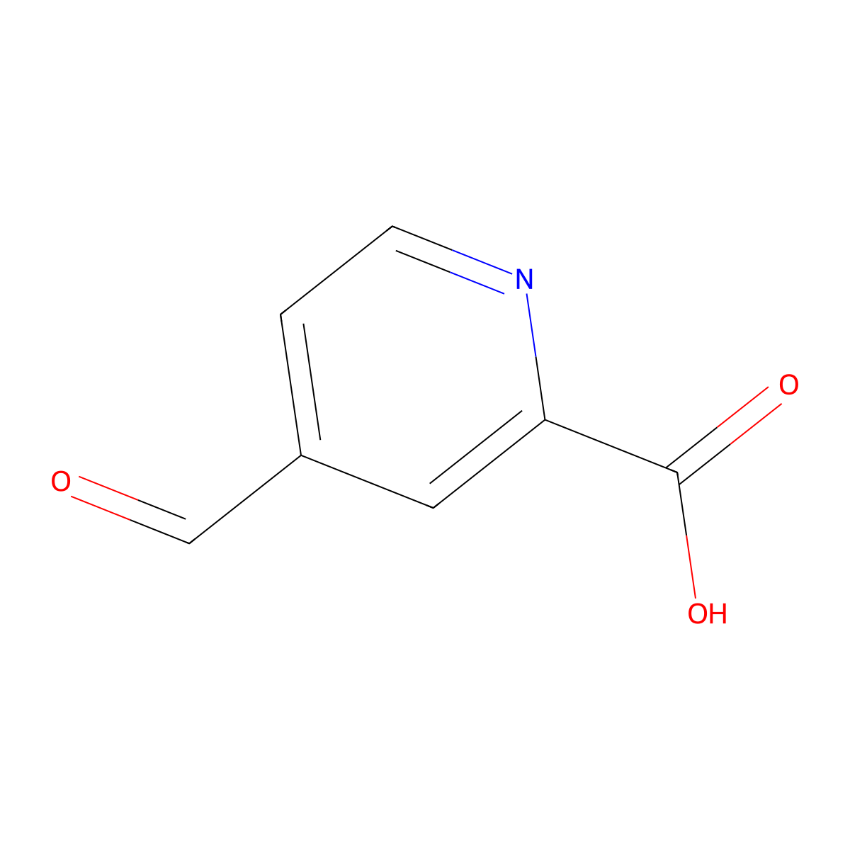4-Formylpicolinic acid molecular structure, CAS 1780778-90-6