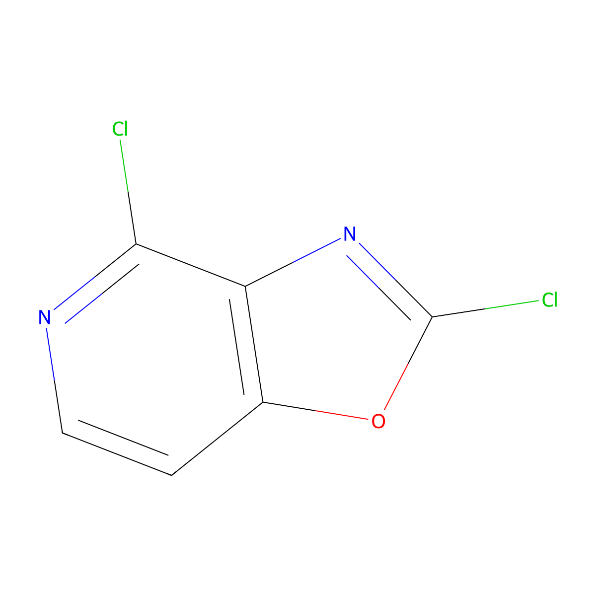 2,4-Dichloro-[1,3]oxazolo[4,5-c]pyridine molecular structure, CAS 1780793-31-8