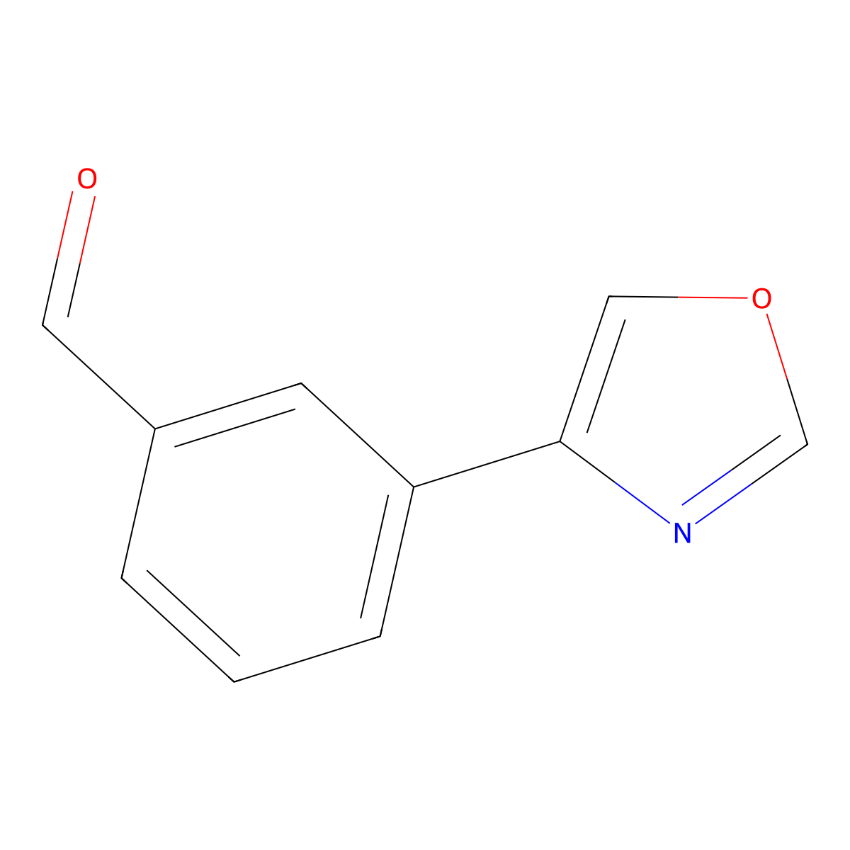 3-(Oxazol-4-yl)benzaldehyde molecular structure, CAS 1780800-50-1