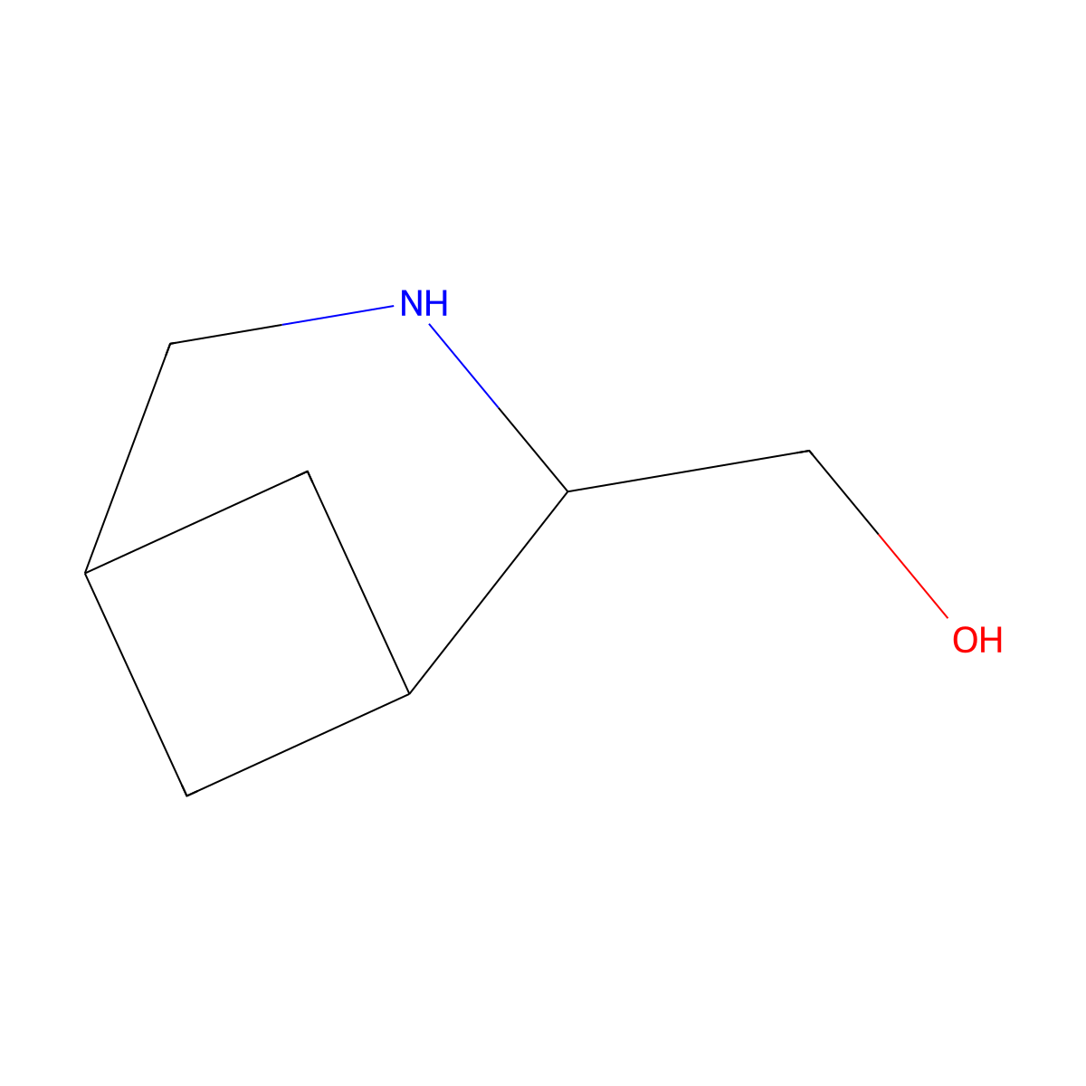 {3-Azabicyclo[3.1.1]heptan-2-yl}methanol molecular structure, CAS 1780823-31-5