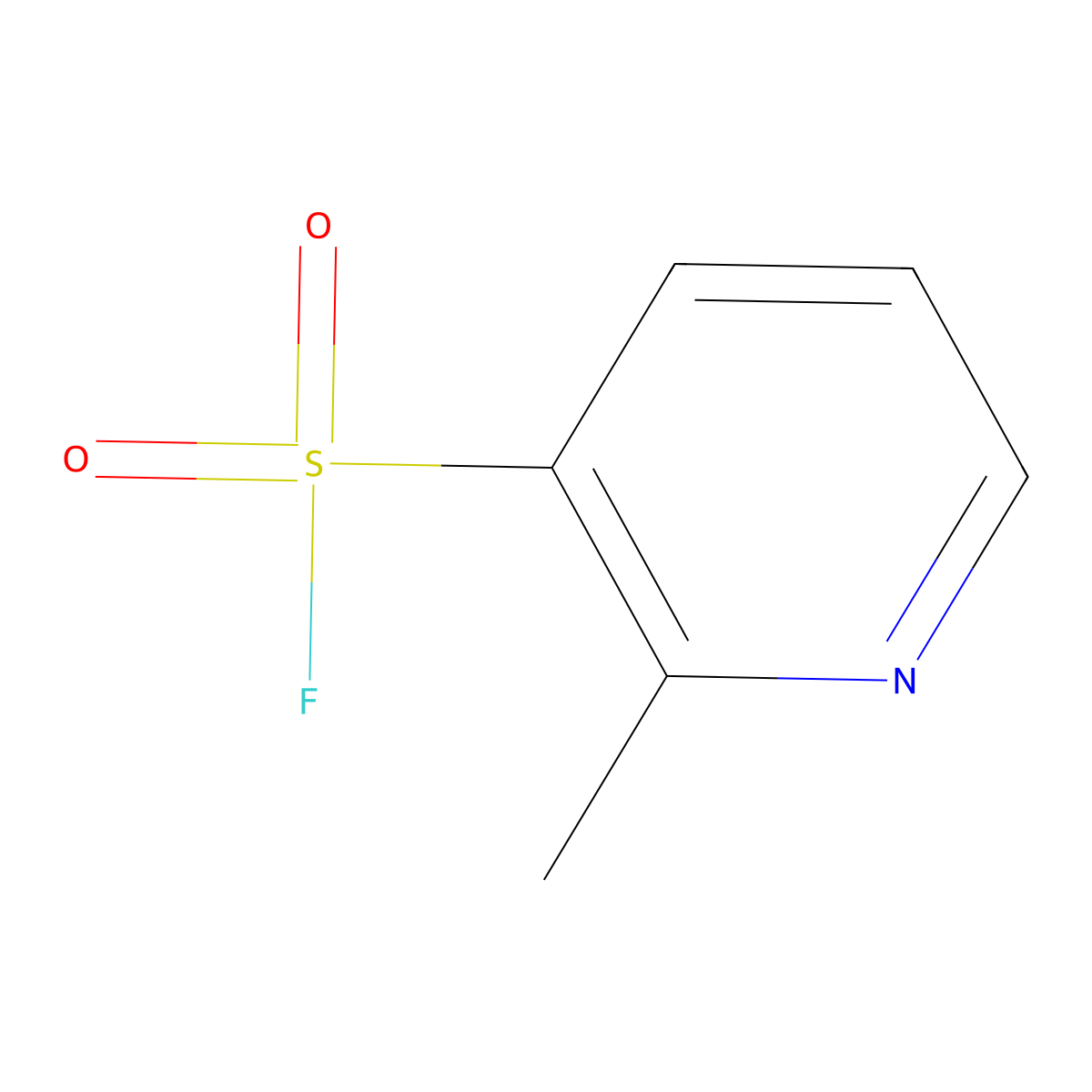 2-Methylpyridine-3-sulfonyl fluoride molecular structure, CAS 1780842-94-5