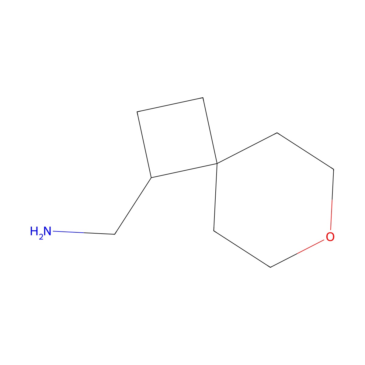 {7-Oxaspiro[3.5]nonan-1-yl}methanamine molecular structure, CAS 1780867-73-3